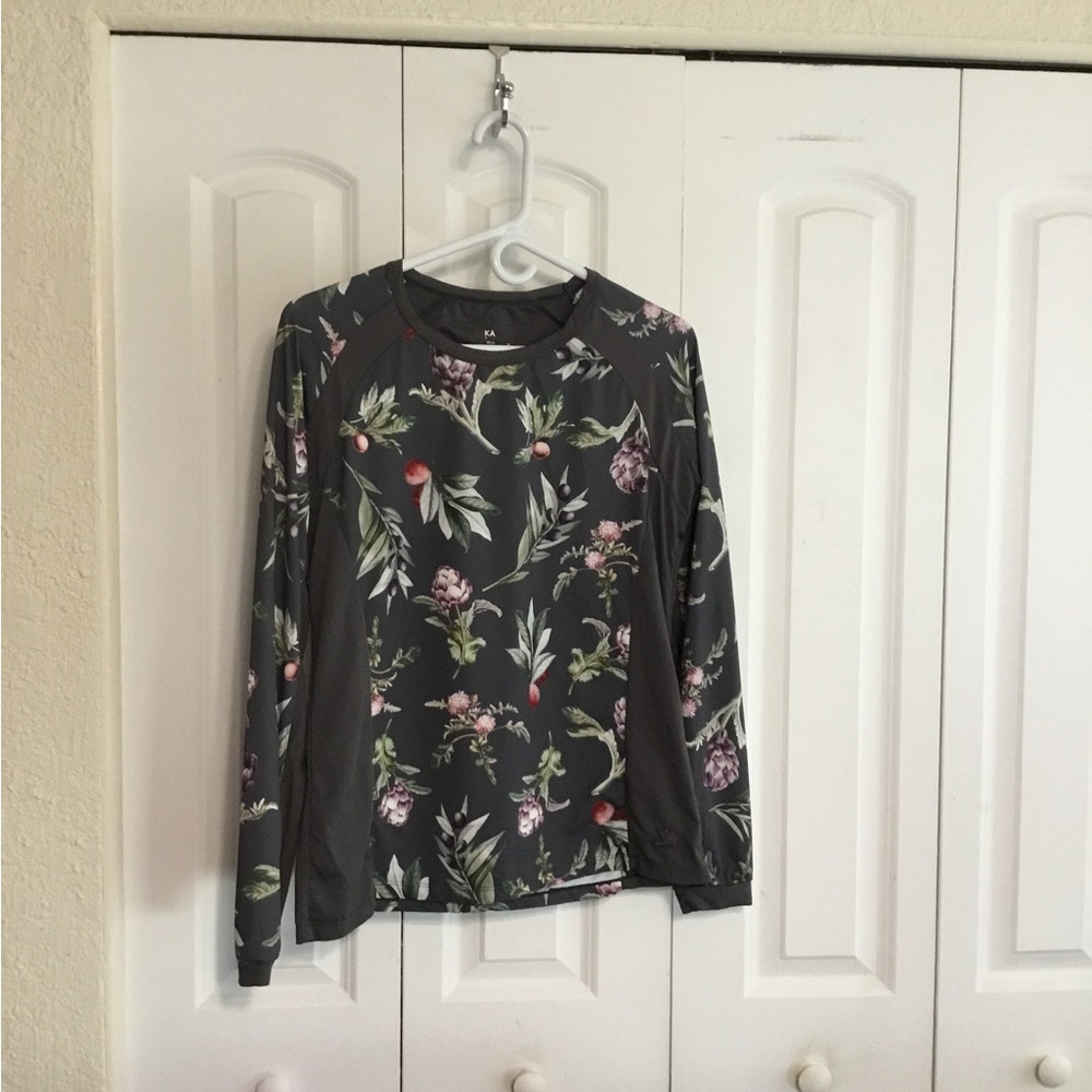 Kastel Denmark equestrian Floral Long Sleeve Top